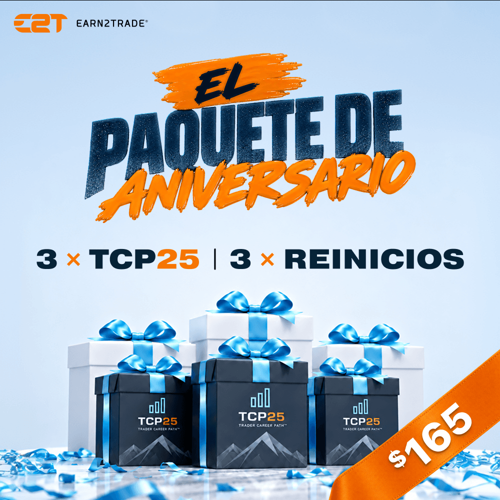 Banner Oficial Promoción Earn2Trade 1000x1000